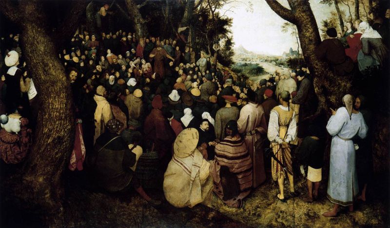 Le prêche de Jean-Baptiste - Brueghel- Kunstmuseum - Bâle