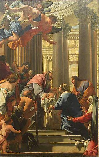 La présentation au Temple Louvre Simon Vouet