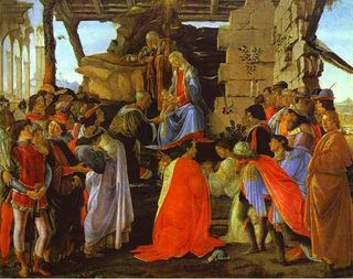 Botticelli - Adoration des mages - Offices