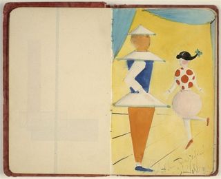 Schlemmer Oskar Carnet de Nina Kandinsky. Autour du ballet triadique 1923