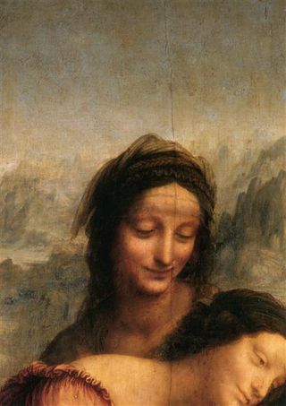 La Vierge, l'Enfant Jésus et Sainte Anne (détail) - Léonard de Vinci - Musée du Louvre