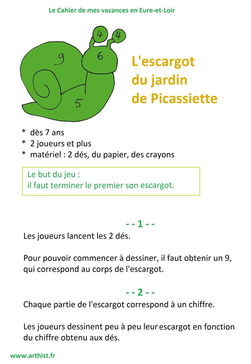 Le jeu de l'escargot