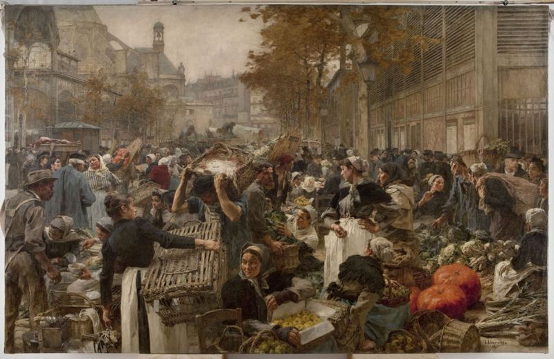 Léon Lhermitte - Les Halles - 1895 - Petit-Palais - Paris