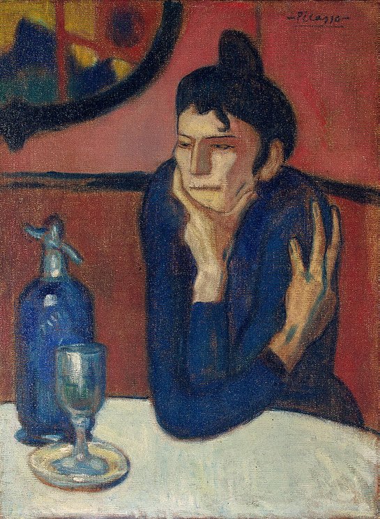 La buveuse d'absinthe - Picasso - Ermitage - St-Petersbourg