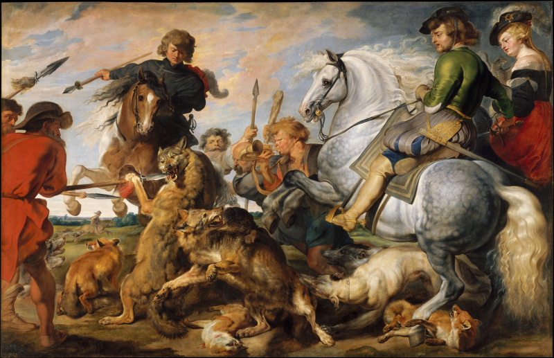 Rubens Chasse au loup Metropolitan M of Art