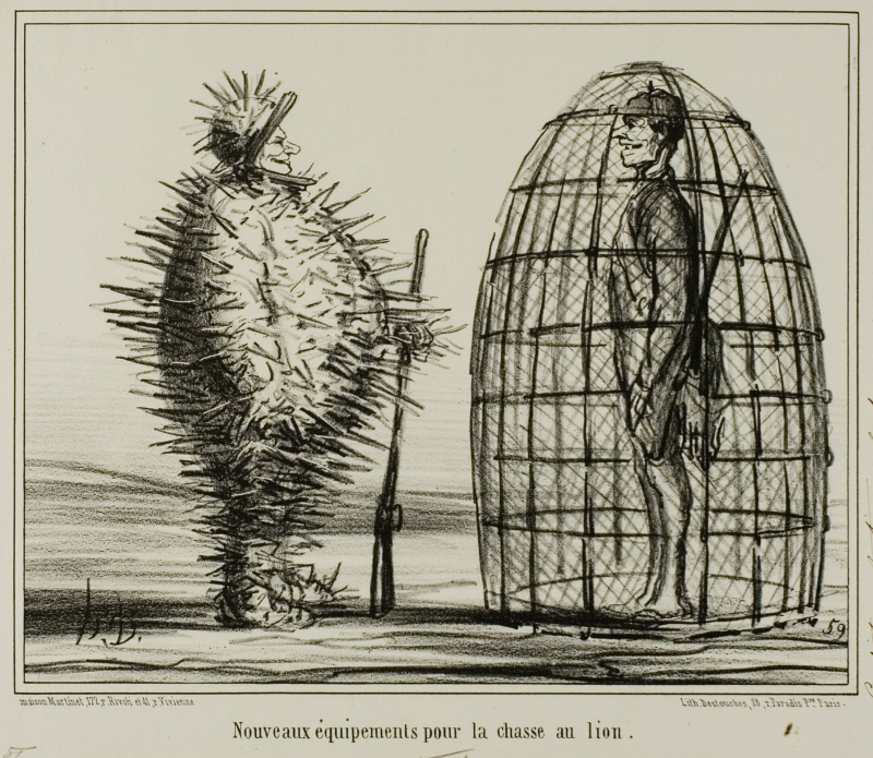 Daumier Chasse au lion