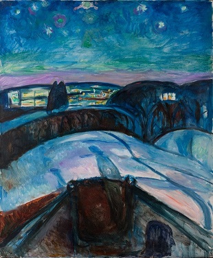 Edvard Munch - Nuit étoilée
